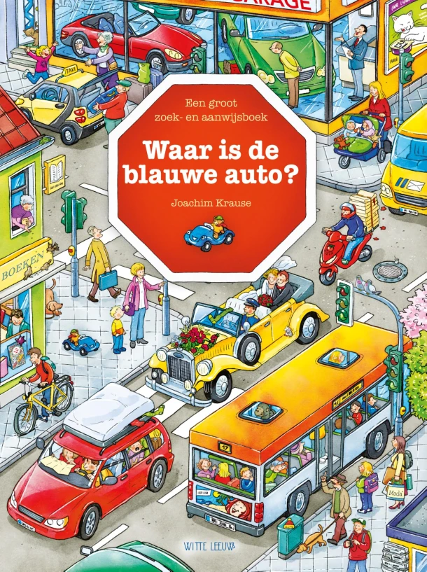 Waar is de blauwe auto? – Joachim Krause – boek cover
