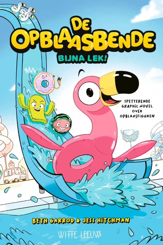 De Opblaasbende - Bijna lek! – Beth Garrod – boek cover