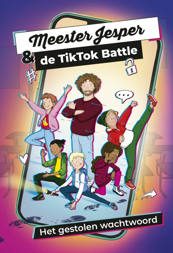 Meester Jesper & de TikTok Battle – Jesper Hesseling – boek cover