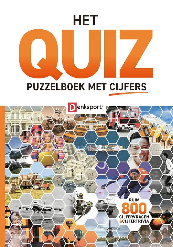 Het quiz puzzelboek met cijfers