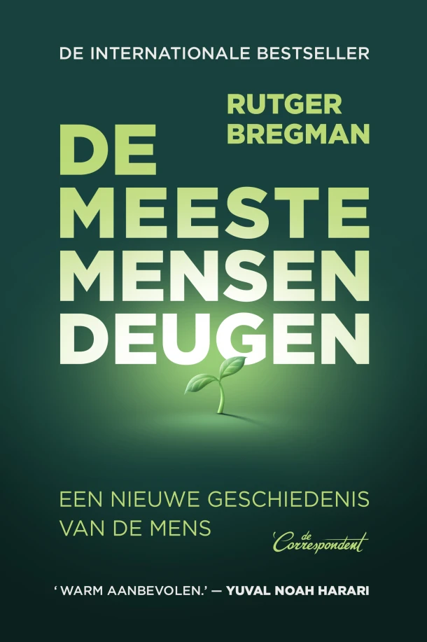 De meeste mensen deugen – Rutger Bregman – boek cover