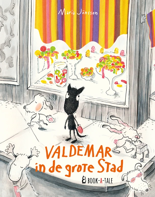 Valdemar in de grote stad – Maria Jönsson – boek cover