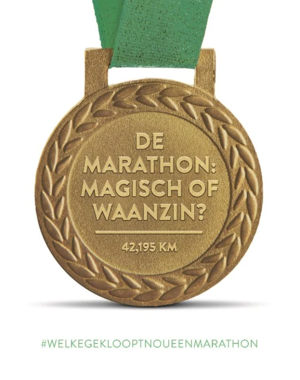 De marathon: magisch of waanzin? – Ilse van de Zande – boek cover