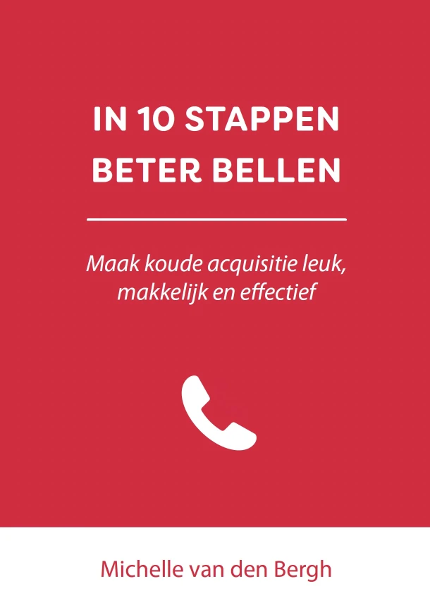 In 10 stappen beter bellen – Michelle van den Bergh – boek cover