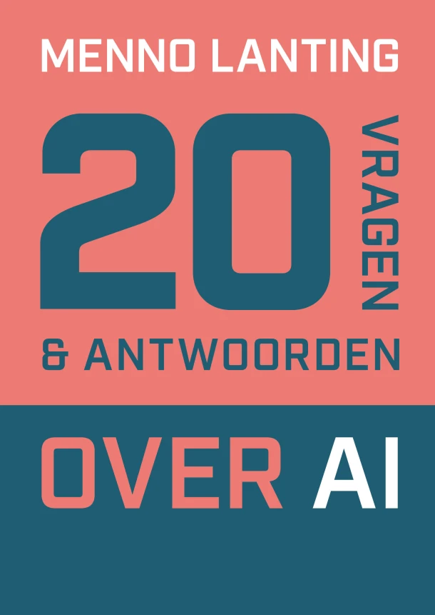 20 vragen en antwoorden over AI – Menno Lanting – boek cover