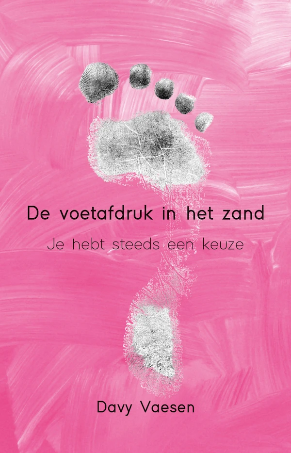 De voetafdruk in het zand – Davy Vaesen – boek cover