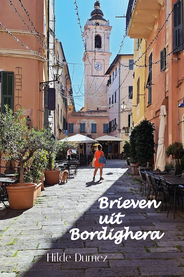 Brieven uit Bordighera – Hilde Dumez – boek cover