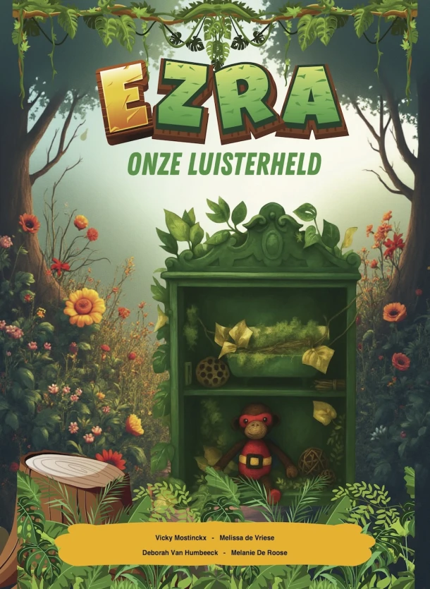 Ezra, onze luisterheld – Vzw Fonkel – boek cover