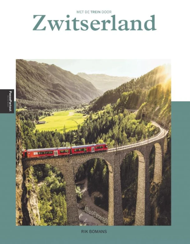 Met de trein door Zwitserland – Rik Bomans – boek cover
