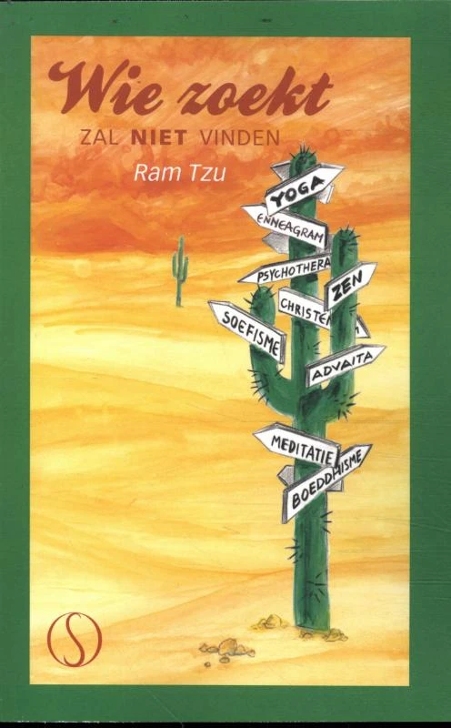 Wie zoekt zal niet vinden – Ram Tzu – boek cover