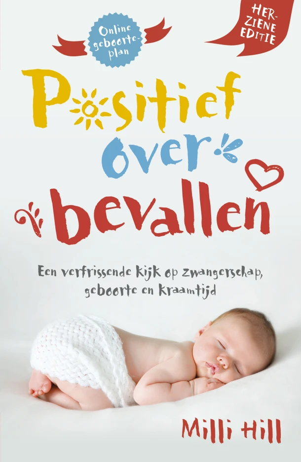 Positief over bevallen – Milli Hill – boek cover