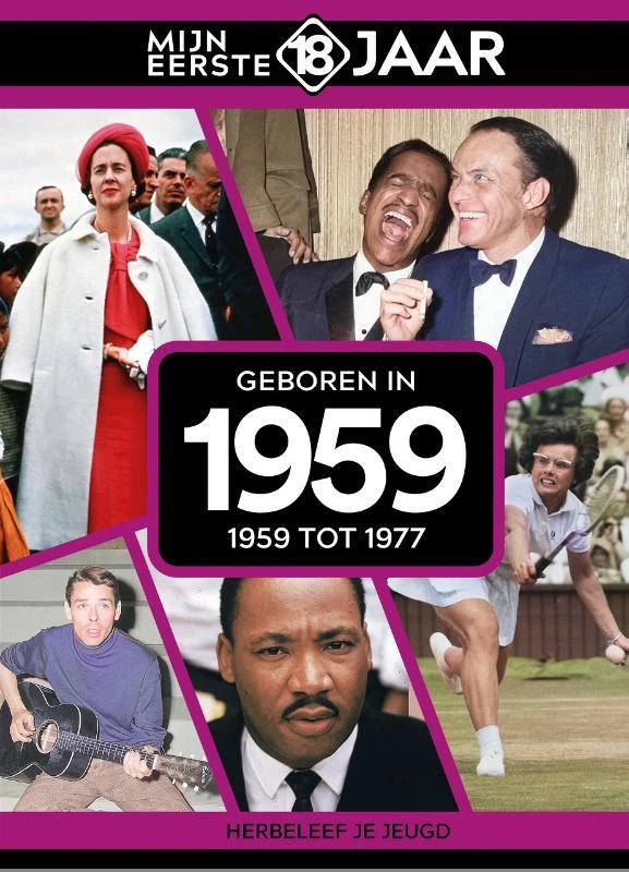 Geboren in 1959 – Mijn eerste 18 jaar België – boek cover
