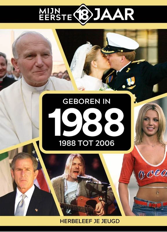 Geboren in 1988 – Mijn eerste 18 jaar – boek cover
