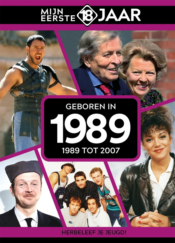 Geboren in 1989 – Mijn eerste 18 jaar – boek cover