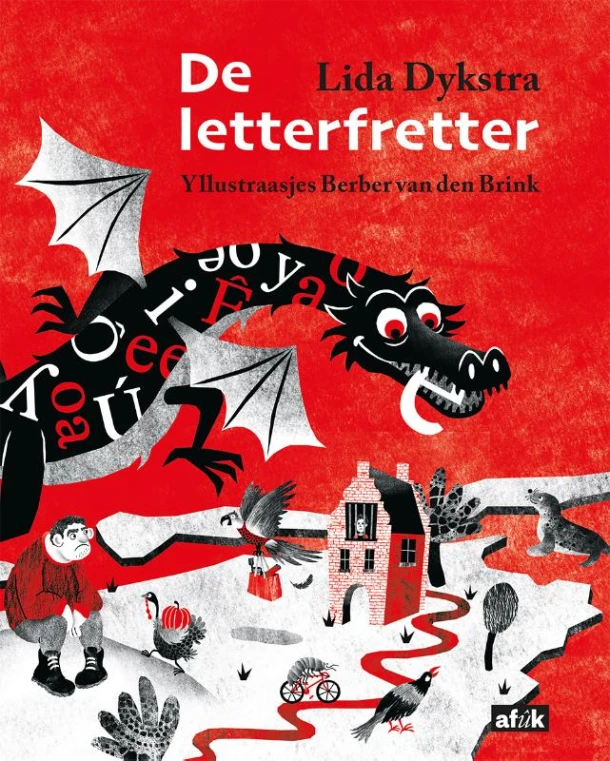 De Letterfretter – Lida Dykstra – boek cover
