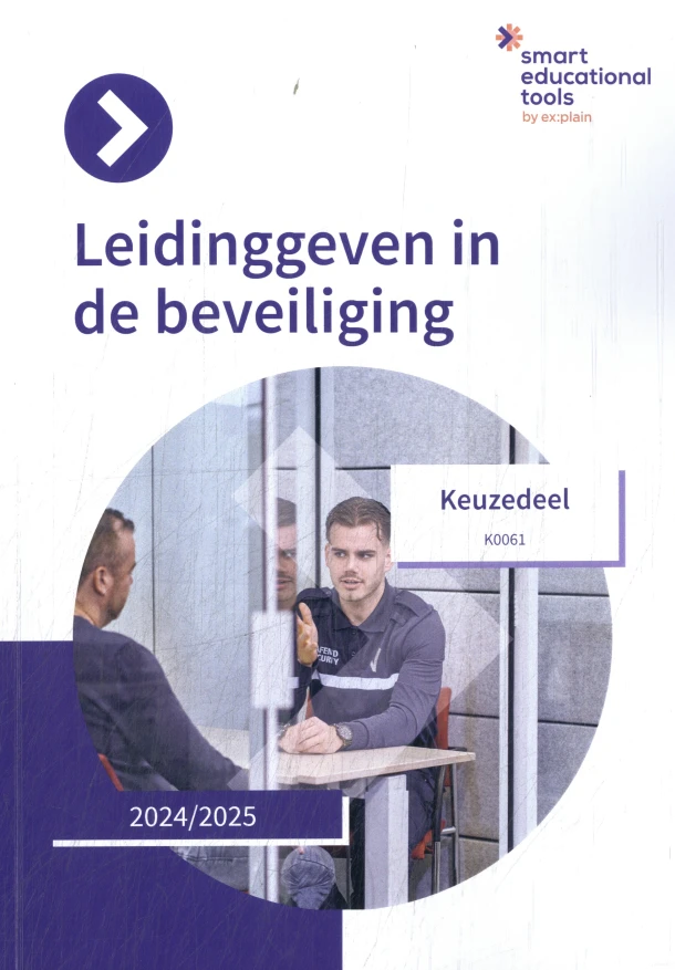 Leidinggeven voor de beveiliging – boek cover