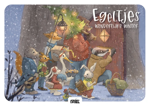Egeltjes wonderlijke winter – Bram Kasse – boek cover