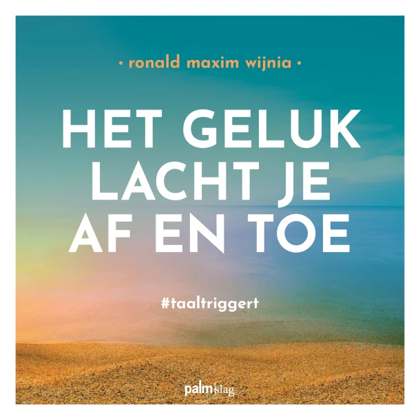 Het geluk lacht je af en toe – Ronald Wijnia – boek cover