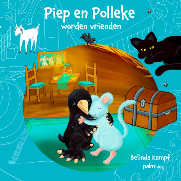 Piep en Polleke worden vrienden – Belinda Kampf – boek cover