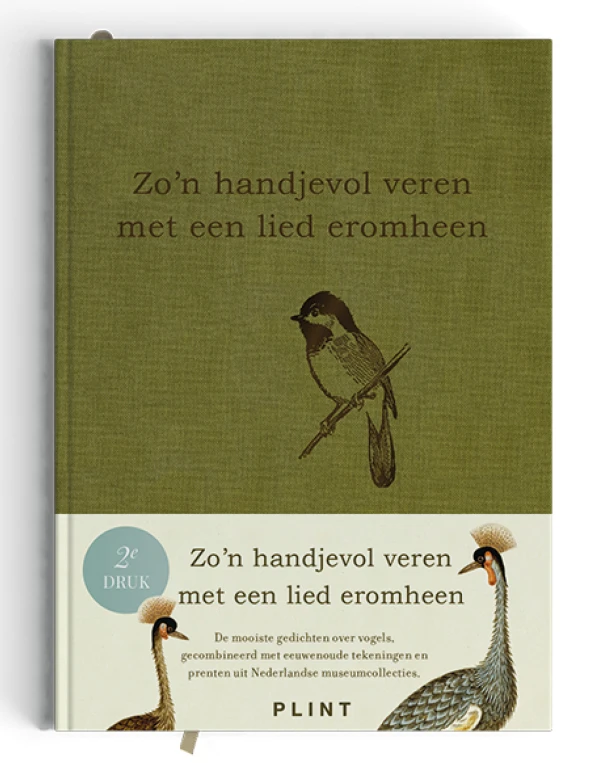 Zo'n handjevol veren met een lied eromheen – Dichters – boek cover