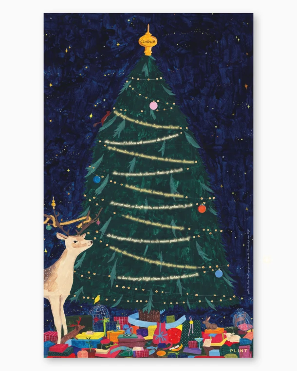 Kerst poëzieposter 2025 – Kate Slingemann – boek cover