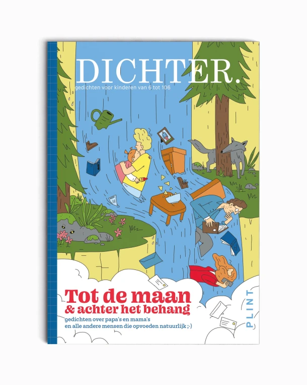 DICHTER. Tot de maan & achter het behang (set van 5) – De Dichters van DICHTER. – boek cover