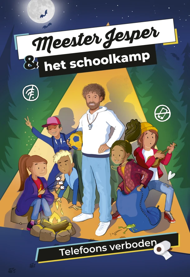 Meester Jesper & het schoolkamp – Jesper Hesseling – boek cover