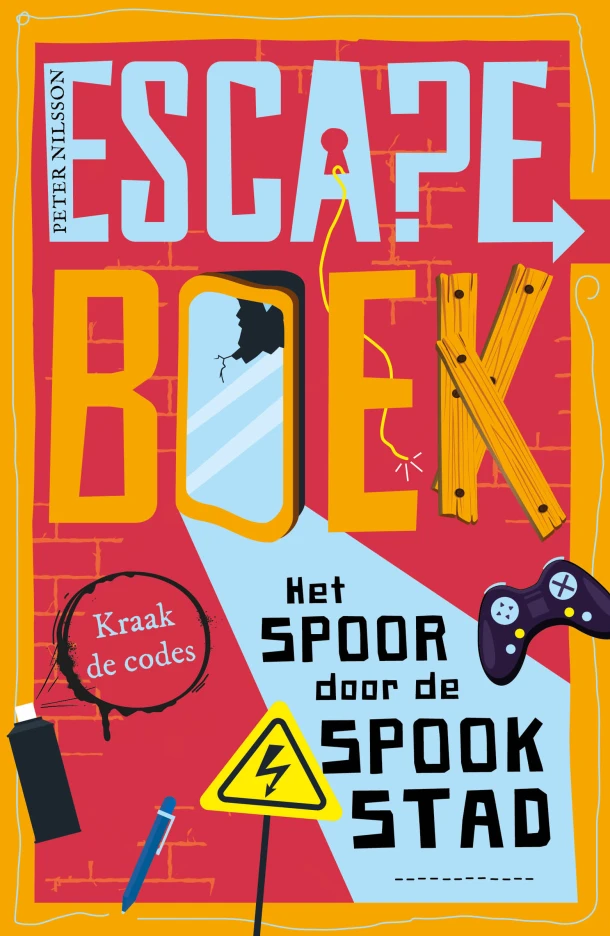 Het spoor door de spookstad – Peter Nilsson – boek cover