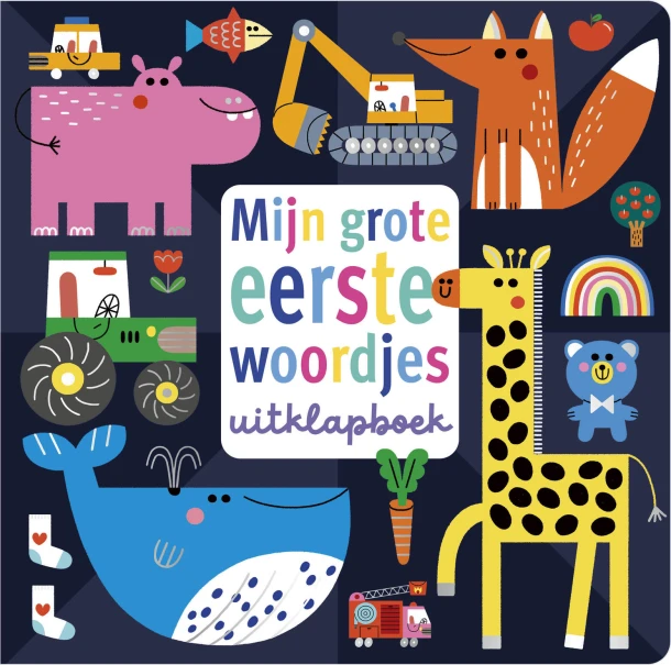 Mijn grote eerste woordjes uitklapboek – Teresa Bellon – boek cover