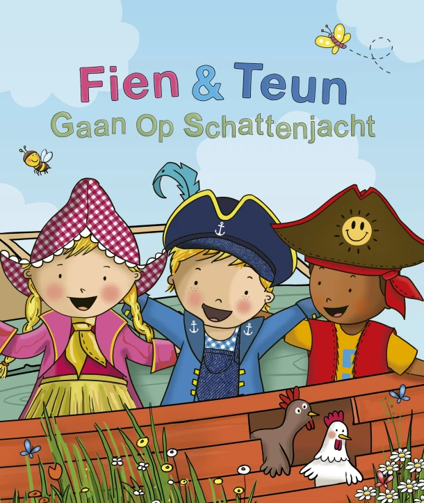 Fien & Teun gaan op schattenjacht – van Hoorne – boek cover