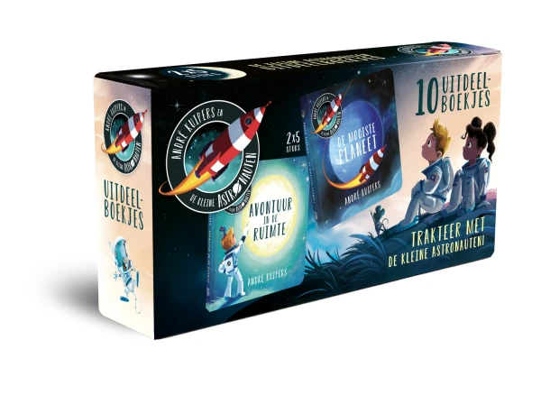 De kleine astronauten - uitdeelboekjes – André Kuipers – boek cover