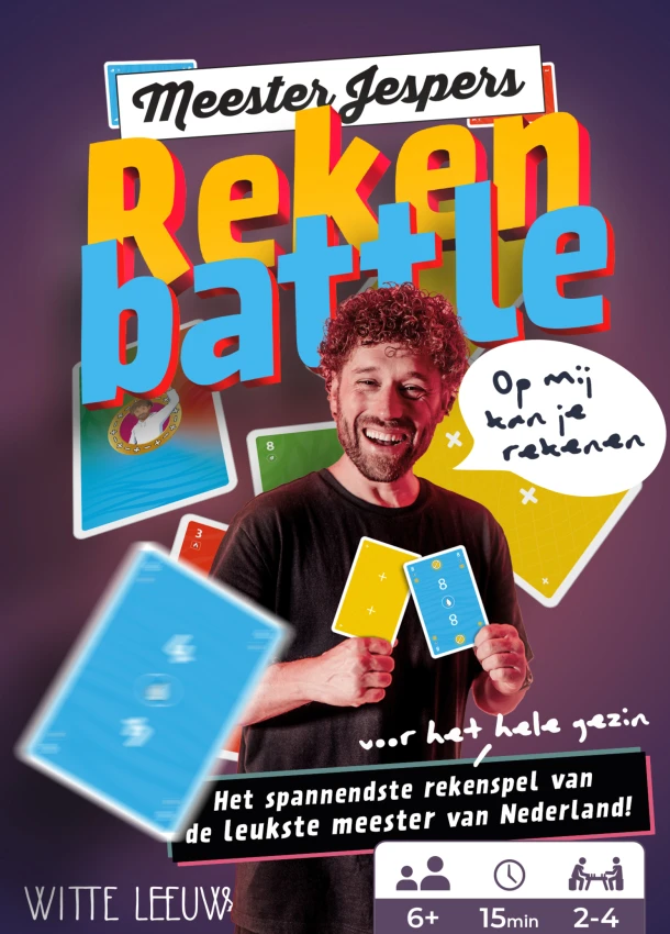 Meester Jespers' reken battle – Jesper Hesseling – boek cover