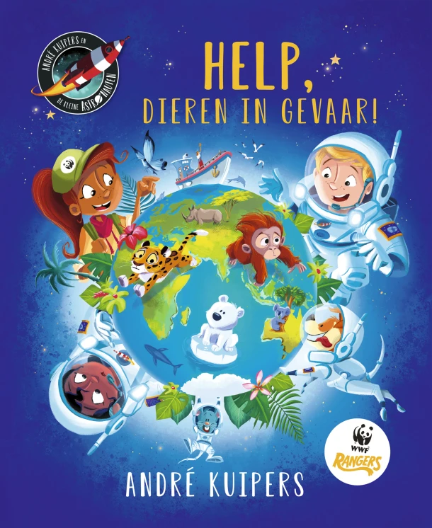 Help, dieren in gevaar! – André Kuipers – boek cover