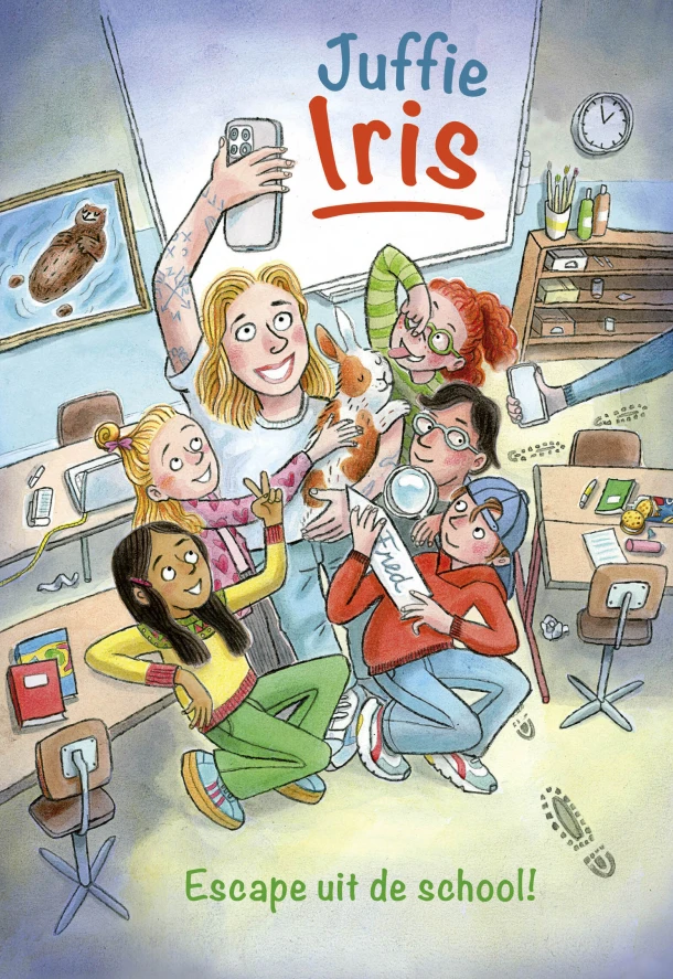 Escape uit de school! – Juffie Iris – boek cover