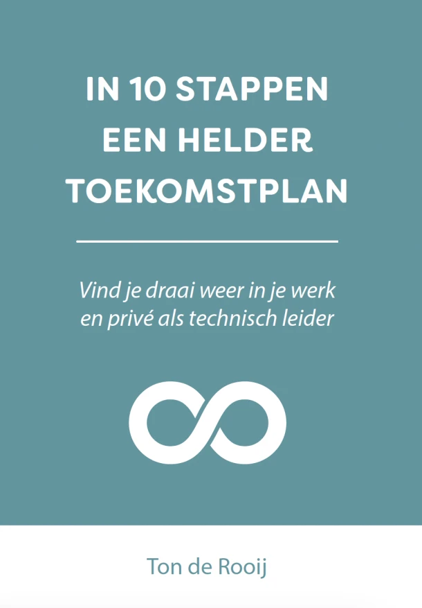 In 10 stappen een helder toekomstplan – Ton de Rooij – boek cover