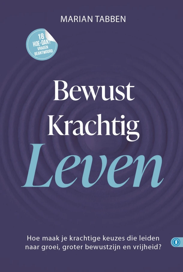 Bewust krachtig leven – Marian Tabben – boek cover