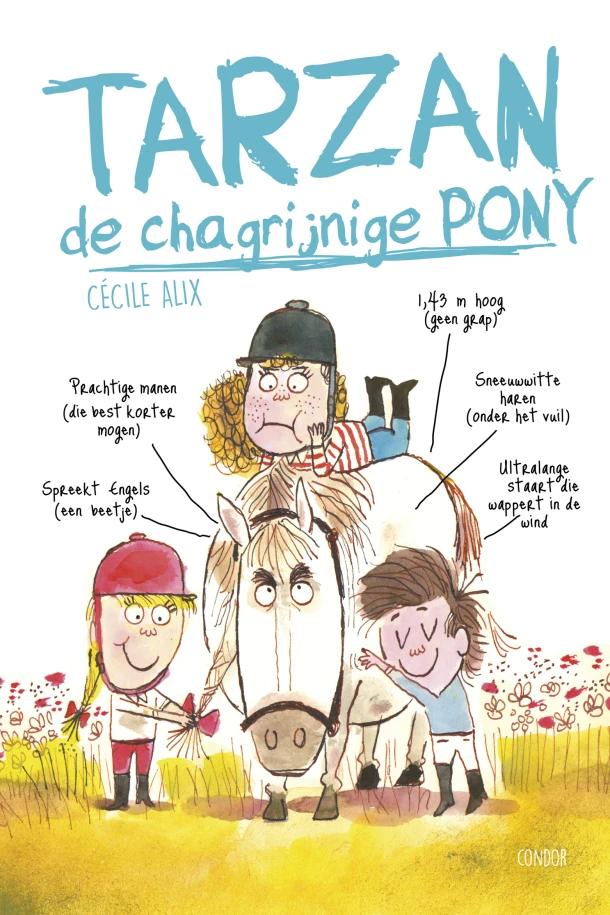 Tarzan, de chagrijnige pony – Cécile Alix – boek cover