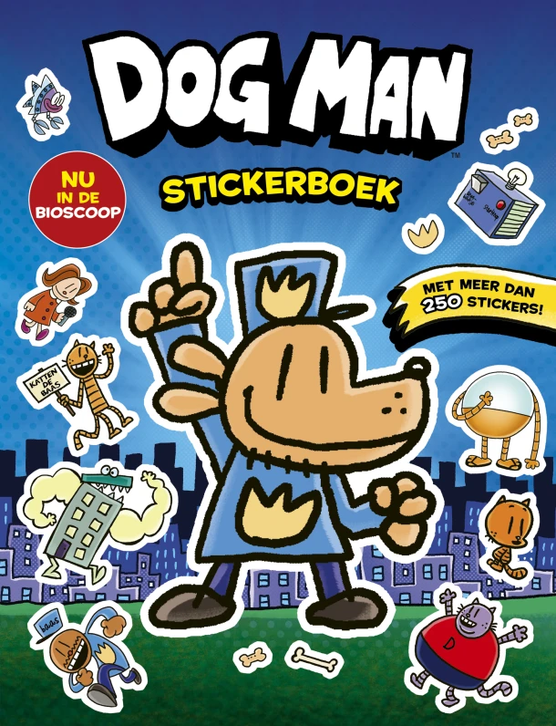 stickerboek – Dav Pilkey – boek cover
