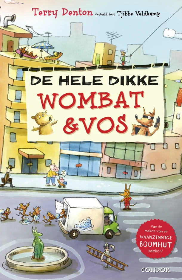 De hele dikke Wombat & Vos – Terry Denton – boek cover