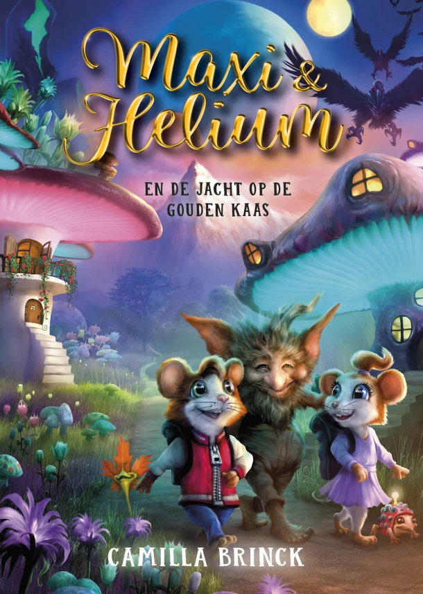 Maxi & Helium en de jacht op de gouden kaas – Camilla Brinck – boek cover