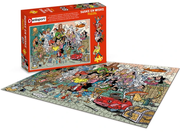 Denksport - De Suske en Wiske Puzzel – boek cover