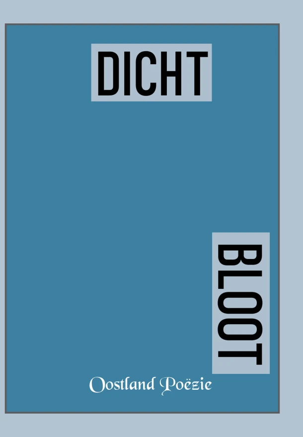 Bloot – Oostland Poëzie – boek cover