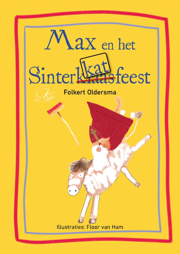 Max en het Sinterkatfeest – Folkert Oldersma – boek cover