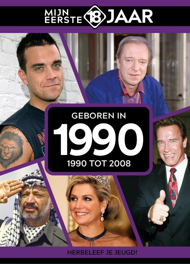 geboren in 1990 – Mijn eerste 18 jaar – boek cover