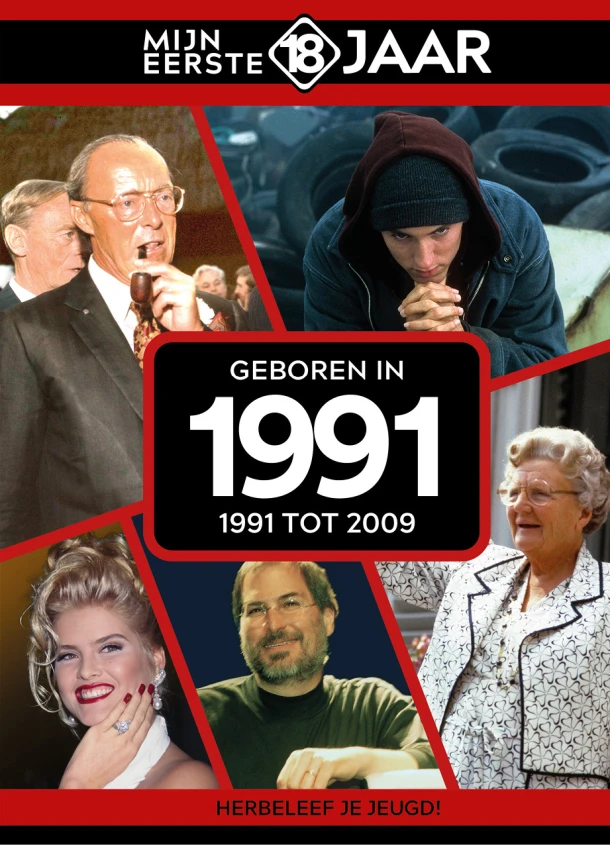 geboren in 1991 – Mijn eerste 18 jaar – boek cover