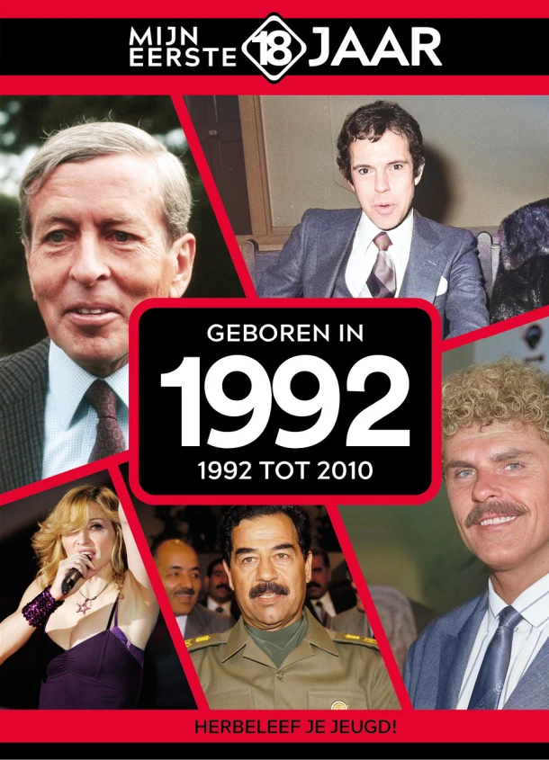 geboren in 1992 – Mijn eerste 18 jaar – boek cover