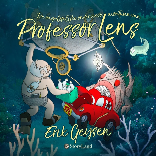 De ongelofelijke onderzeese avonturen van Professor Lens – Erik Geysen – boek cover