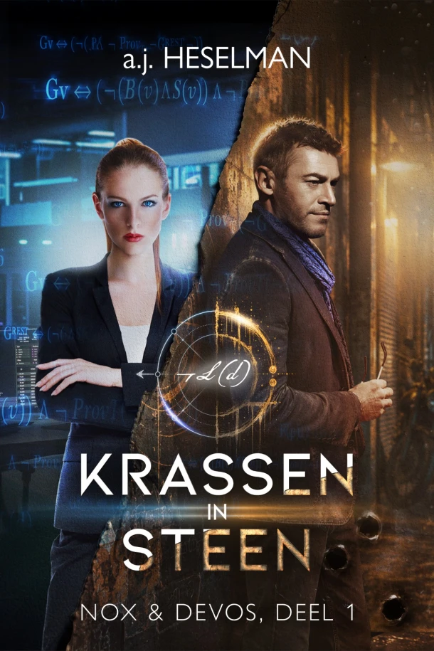 Krassen in steen – A. j. Heselman – boek cover