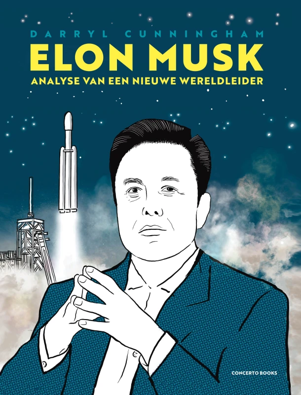 Elon Musk – Darryl Cunningham – boek cover