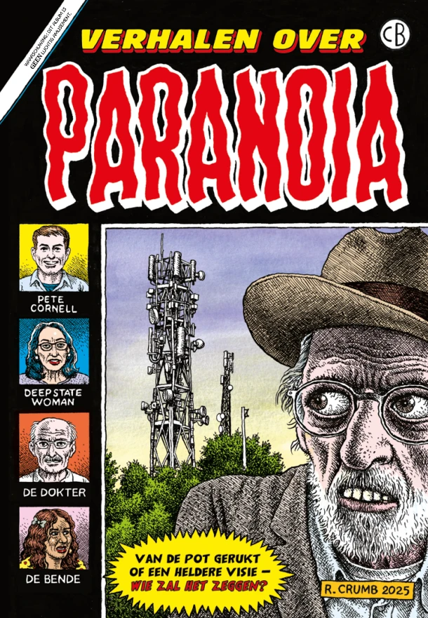 Verhalen over Paranoia – Robert Crumb – boek cover